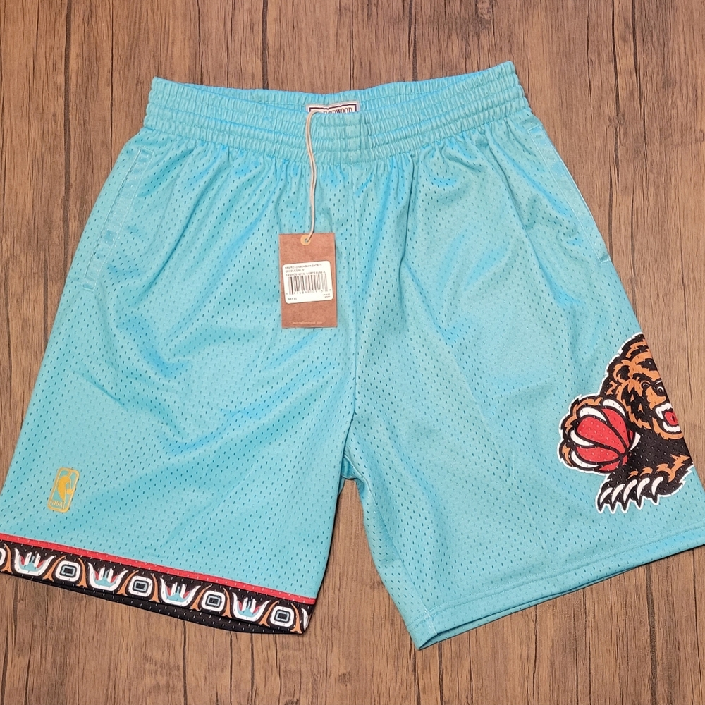 New Mitchell and Ness Memphis Grizzlies NBA Swingman Shorts Mens Ja Morant